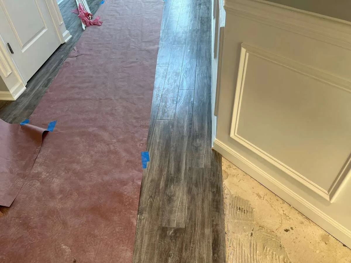 Completed marble shower restoration in Pine Bluff